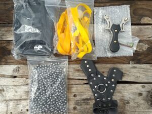 冬用狩猟用スリングショット完全セット